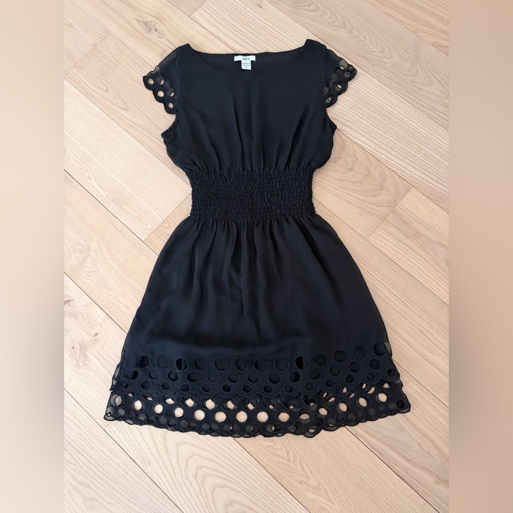 Bar III Little Black Dress Mini Dress with eyelet details